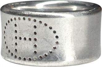 Herm&egrave;s Silver Silver 925 Band Ring (Pre-Owned)