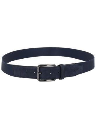 HUGO BOSS Leather Aston Martin Belt - Blue