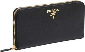 Prada Wallets & Cardholders, female, Black, Size: ONE SIZE Portafoglio