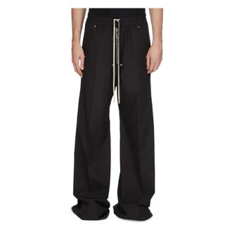 Rick Owens Geth Belas Trousers - male - Rick Owens - Wide Trousers - Black - XL - Trousers