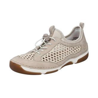 Rieker Moderne Sneaker - Dames - Schoenen - Beige - Maat: 42 EU