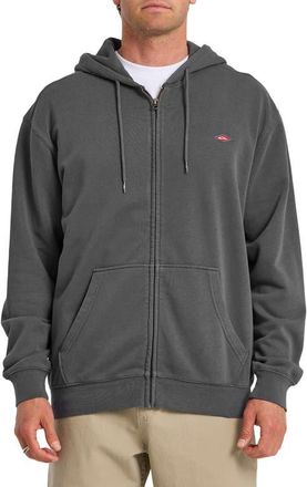 Quiksilver Saltwater Oversize Zip Hoodie in Iron Gate at Nordstrom, Size Xx-Large