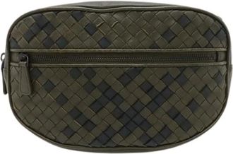 Bottega Veneta Pre-owned Belt Bags, female, Green, Size: ONE SIZE Pre-owned Leather Waist Bag