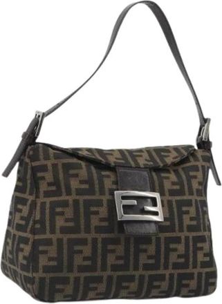 Fendi Pre-owned Canvas fendi-bags - Dames - Vintage Schoudertas - Bruin - ONE Size - Vintage