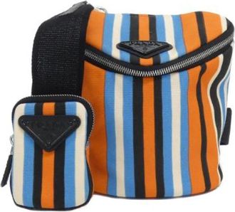 Prada Pre-owned Canapa Baiadera Schoudertas - Dames - Vintage Schoudertas - Veelkleurig - ONE Size - Vintage