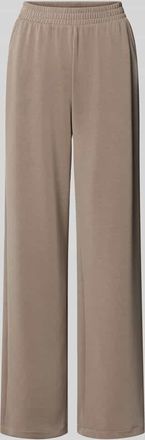 Jake*s Casual Hose aus Modal-Mix mit elastischem Bund in Taupe, Gr&ouml;&szlig;e XXL