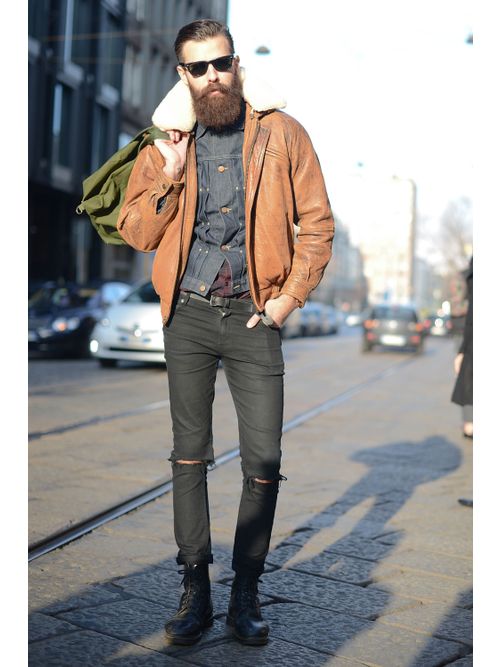 Winterjassen: bomberjack in pilotenstijl