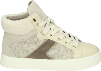 GANT Schoenen, Dames, Beige, 37 EU, Beige Mid Sneaker Avona
