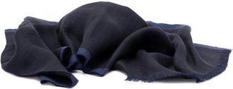 Brunello Cucinelli Navy Linen Scarf