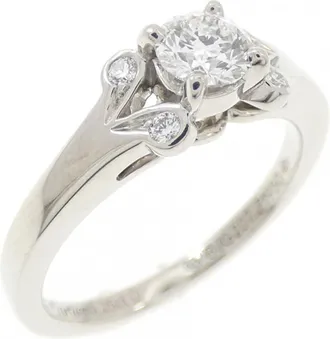 Cartier Platinum Platinum 950 Band Ring (Pre-Owned)