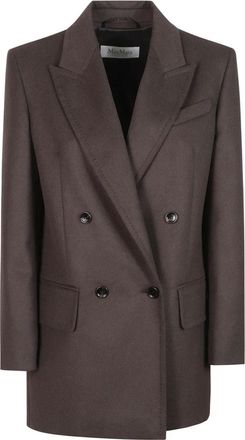 Max Mara Max Mara Blazers - Dames - Jassen - Bruin - Maat: M