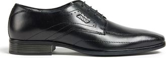 Pod Duke Mens Leather Derby Shoes - Black - Size UK 10