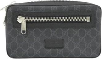 Gucci Pre-owned Belt Bags, female, Black, Size: ONE SIZE Pre-owned Vintage GG Supreme Belt Bag