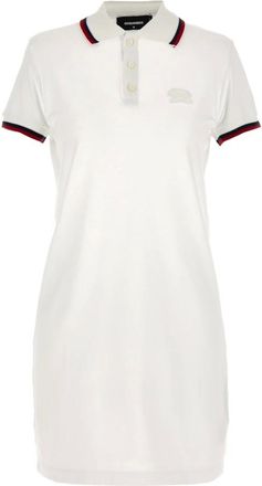 Dsquared2 Dames, Jurken, Wit, Maat: XS Katoen