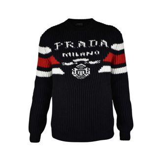 Prada Heren, Truien, Zwart, Maat: 2XL Kasjmier