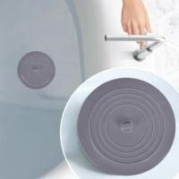 OEM Tap&oacute;n De Desag&uuml;e Grande De Silicona Gris - Apto Para Duchas, Ba&ntilde;eras Y Lavabos - 1 Unidad - Crezuo