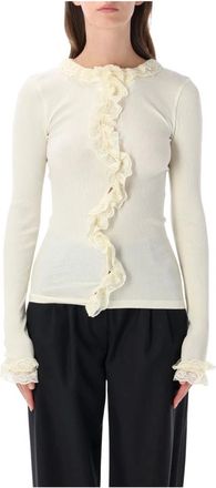 OperaSPORT Cecilia Seamless Cardigan - Tops - Mujer - Blanco - L