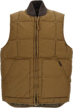 Filson Brown Heritage Vintage Wash Down Cotton Vest