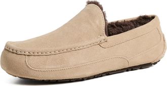 UGG Mens Ascot Slipper, Mustard Seed/Molasses, 10
