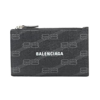 Balenciaga Pre-owned Wallets, male, Black, Size: ONE SIZE Pre-owned Cash PVC Coin Case