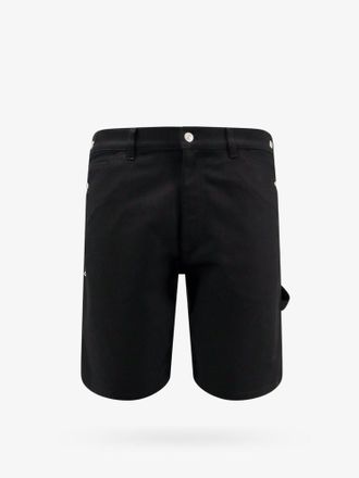 Courr&egrave;ges Stretch cotton bermuda shorts with embroidered logo - COURREGES - gender_Man