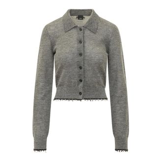 Pinko Pinko, Truien & Vesten, Dames, Grijs, L, Cardigans