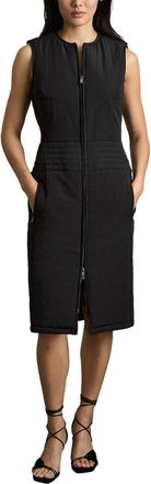 Reiss Mahlon Quilted Sleeveless Dress