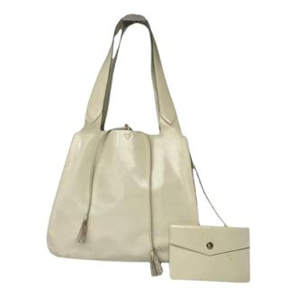 Ferragamo Pre-owned Shoulder Bags, female, White, Size: ONE SIZE Pre-owned Shoulder Bag