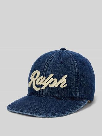 Polo Ralph Lauren Basecap mit Label Schriftzug in Jeansblau, Gr&ouml;&szlig;e 1