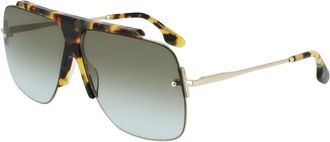 Victoria Beckham Brown Acetate Womens Sunglasses