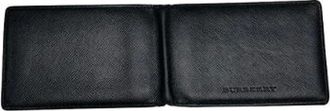 Burberry Pre-owned Wallets, female, Black, Size: ONE SIZE Pre-owned Leather Wallet