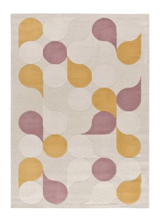Atticgo Alfombra geom&eacute;trica multicolor 160x230 cm