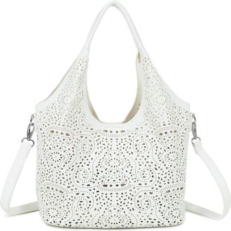 Generic Stylish Two-in-One Womens Shoulder Bag | Large Capacity Handbag with Inner Pouch Organizer Crossbody Handbag H367 (White)