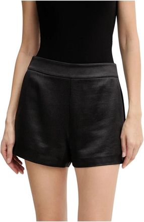 Guess Jemma Shorts - Dames - Bermuda - Zwart - M - Polyester - Korte Broeken