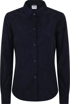 Aspesi Shirts - Dames - Overhemden - Zwart - M - Overhemden