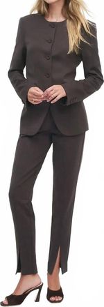 Favorite Daughter Split Decision Pant In Coffee