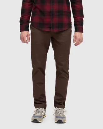 tentree Strathcona Slim Pant In Brown
