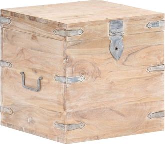 vidaXL Ba&uacute;l De Madera Maciza De Acacia 40x40x40 Cm Vidaxl