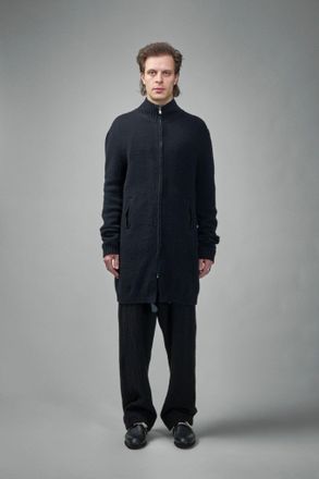 Geoffrey B. Small Pure Cariaggi Yarn Cashmere Long Knit Cardigan