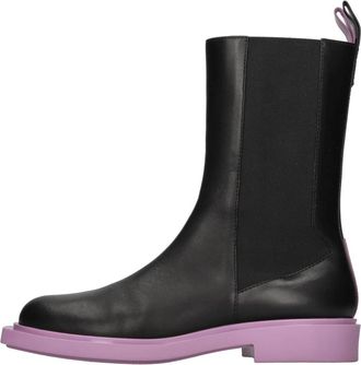 3Juin Vera 020 Enkellaarsjes - Dames - Chelseaboots - Zwart - 40 EU - Leer - Schoenen