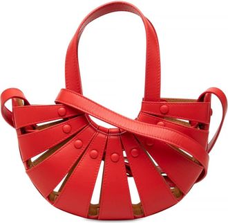 Bottega Veneta Pre-owned Bottega Veneta Small Calfskin The Shell Satchel Ladies M5HGPOD8N9SHBDWM