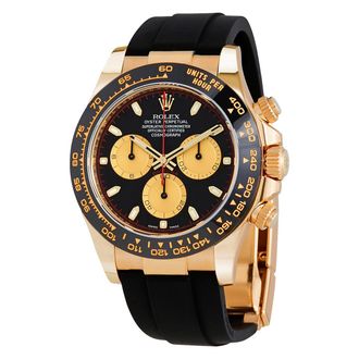 Rolex Pre-owned Rolex Cosmograph Daytona Chronograph Tachymeter Black Dial Mens Watch 116518LN