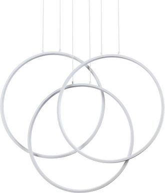 Ideal Lux L&aacute;mpara Colgante Led Decorativa Integrada Blanca, 3000k