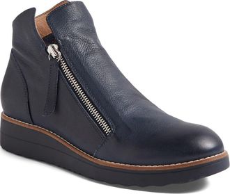 Django & Juliette Ohmy Double Zip Boot in Navy/Navy Sole Leather at Nordstrom, Size 40