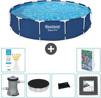 Bestway Piscina Bestway Steel Pro Redonda - 396x84 Cm - 7-piezas S195