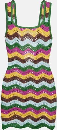 Bananhot Miniabito Lindsay in crochet a righe