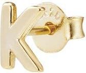 Adornia Initial 925 Sterling Silver Stud Earring in Gold-K at Nordstrom Rack