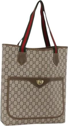 Gucci Pre-owned Tote Bags, female, Beige, Size: ONE SIZE Pre-owned Tote Bag