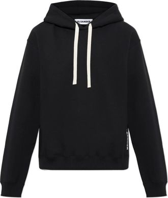 Jil Sander Hoodie - Heren - Hoodies - Zwart - XL - Katoen - Hoodies & sweatvesten