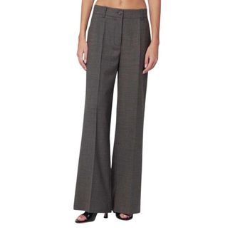P.A.R.O.S.H. Wide Trousers, female, Brown, Size: XS Wide Leg Palazzo Trousers